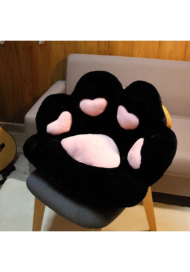 Kedi Paw Sandalye Minderi Güzel Kedi Paw Yastık Kedi Paw Şekli S-4 Ekru