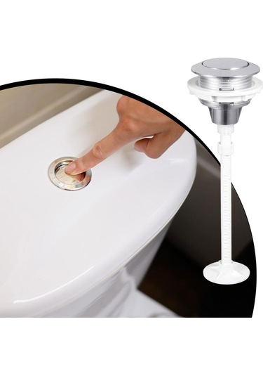 Suntek Ev, Banyo, Otel İçin 38 Mm Evrensel Kolay Kurulumlu Gümüş