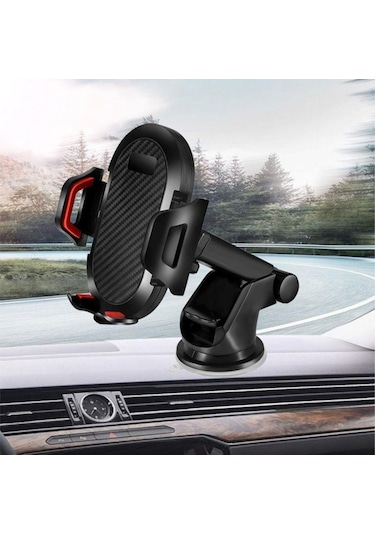 Carmind Uzayabilen Araç Telefon Tutucu Karbon Hd05