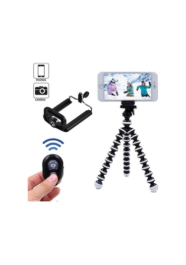Akıllı Telefonlar İçin Masaüstü Tripod Seti