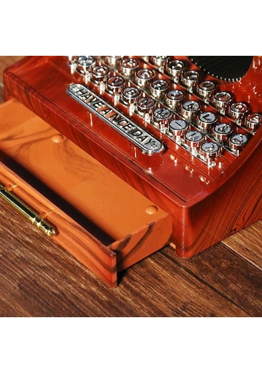 Daktilo Hareketli Müzik Kutusu