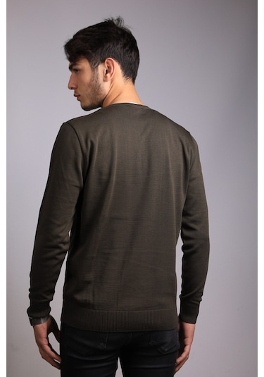 Bearraybon Erkek Triko Kazak Haki (504887251) Haki