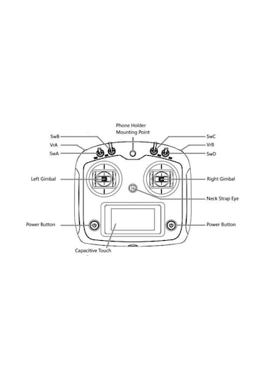 Flysky FS-i6S 2.4GHz 10 Kanal Kumanda ve FS-IA10B Alıcı