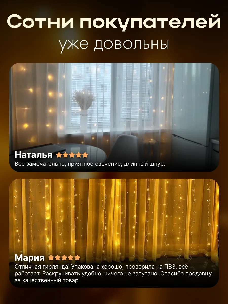 D-light Yılbaşı İç Mekan Pencere Perdesi Işık Zinciri 2x2 2m X 2m 249843518 Beyaz