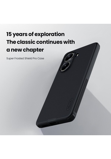 Xiaomi Poco X7 Pro Nıllkın Buzlu Kalkan Pro Pc Tpu Telefon Kılıfı Siyah