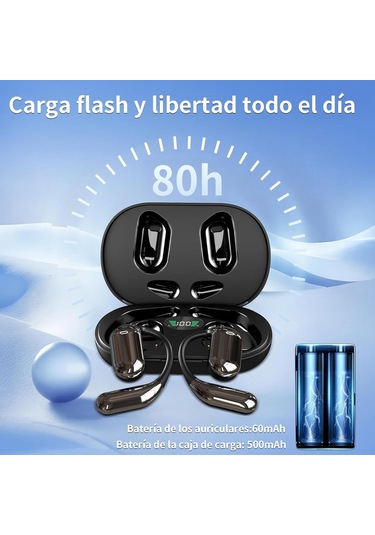 Youtek Yyk-q6 Açık Kulaklı Bluetooth Kulaklık, 144 Dilde Canlı Aı Çeviri, Müzik Ve Arama, Bluetooth 5.4, 12 Saat Çalma Süresi, İos/android Uyumlu