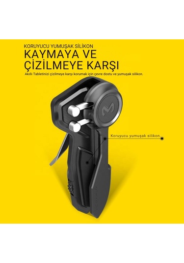 Polham 6 Parmak Tüm Tabletler İle Uyumlu Pubg Ve Mobil Oyun Kontrol Adaptörü, Kaymaz Çizmez Joystick