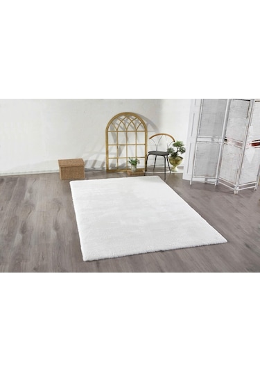 Jassrug Kürk Halı 160 x 220 Beyaz