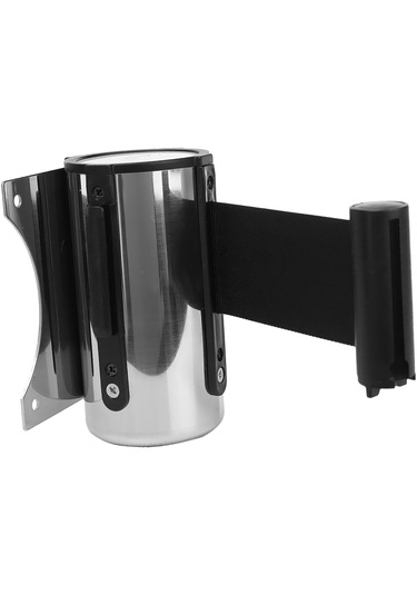 Suntek Stanchion Kuyruk Bariyer Duvara Monte Kalabalık 3m-siyah Siyah