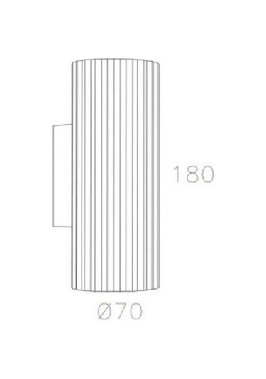 Ev602 S Siyah 2xgu10 Duvar Aplik Siyah