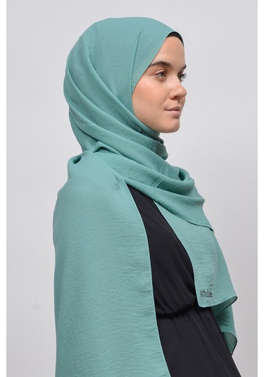 Altobeh Caz Krep Tesettür Kadın Şal - Firuze