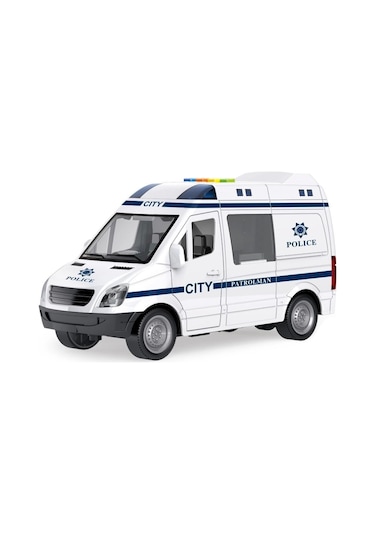 Wy590e-f 1:16 Sürtmeli Sesli Işıklı Ambulans / Polis Arabası