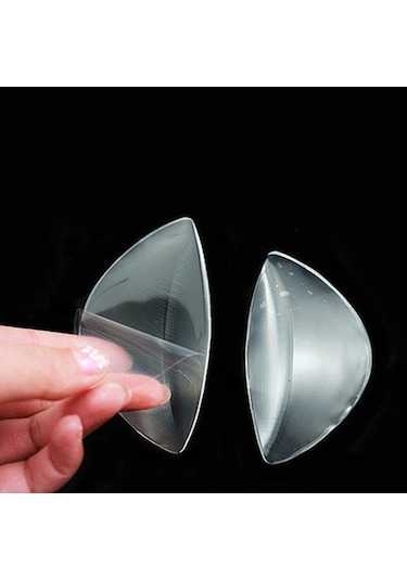 Silikon Ark Destek Şeffaf İçe Basma Engelleme Düz Taban Önleyici