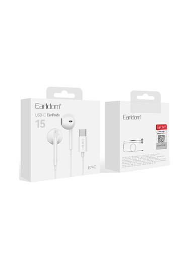 Earldom E74C Type-C Kablolu Kulakiçi Kulaklık M414