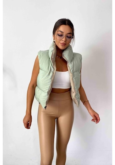 Gülsüm Aydın Kadın Yüksek Bel Içi Şardonlu Fırsat Ürün Toparlayıcı Tayt Sütlü Kahve