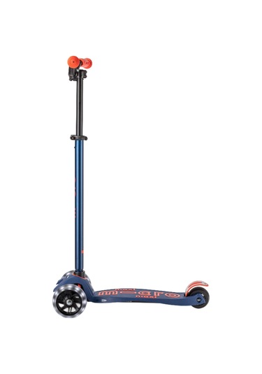 Micro Maxi Deluxe Pro Led 3 Tekerli Işıklı Çocuk Scooter Navy Red