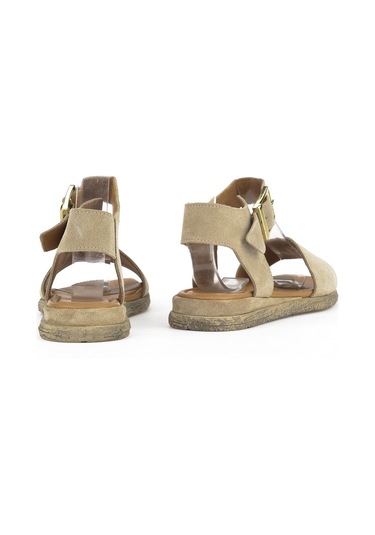 Ziya, Kadın Hakiki Deri Sandalet 1511047z713 Bej 1511047z713 340 Bej