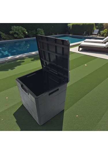 Bahçe Sandığı Çok Amaçlı Dolap 120 Lt 50x50x45 Antrasit