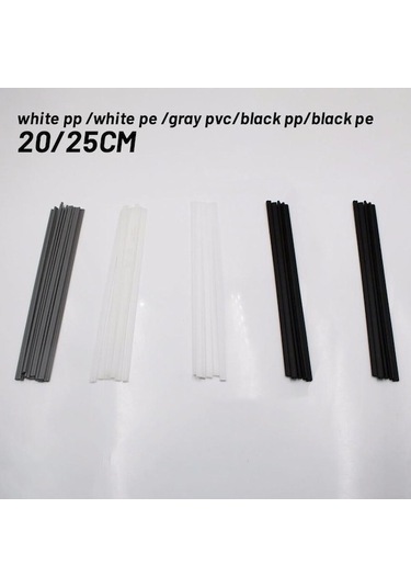 Novahub Kaynak Teli Plastik Pp /pvc/ Pe 10 Adet Kaynak Teli Plastik Su Deposu Çöp Kutuları Black Pe 25cm
