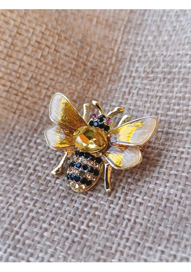 Villovatik Arı Broş 189843456 Altın Rengi