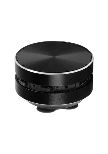 Fosenze Alüminyum Kemişiletimli Bt Hoparlör - Suction Cup, Fm Radyo, Stereo, Konuşma Fonksiyonu Gümüş