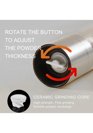 Ulzyvf Ve Ve Tuz Şeffaf Mekan Manuel Karabiber Değirmeni, Ahşap Tabanlı Ayarlanabilir 2'li Set, Ev Ve Dış Mekan Kullanımı İçin Ahşap - Şeffaf