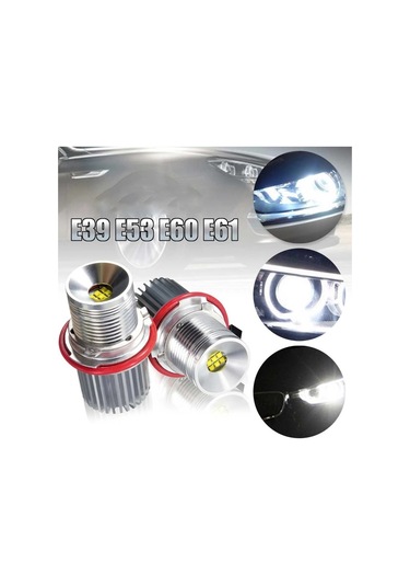 Dinosaurs 45 W Beyaz Led Araba Melek Gözler Led Işaretleyici Halo Halka Ampul Far Ampulü -bmw E39 E53 E60 E61