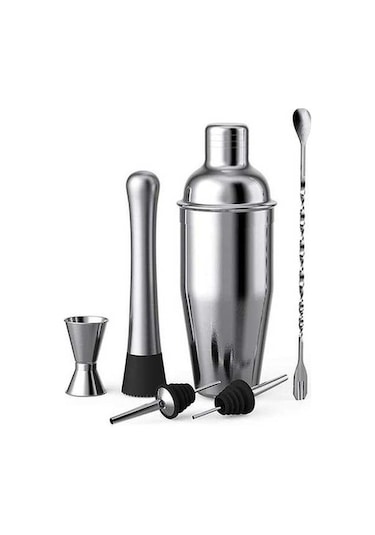 Pazly 750ml 6 Parça Kokteyl Shaker Seti Avantajlı Paket - Shaker Seti