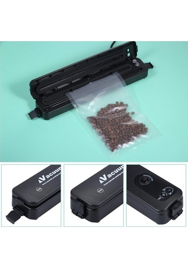 Wondernest Yapıştırıcı Vakum Tam Paketleme Otomatik Laminasyon Film Elektrikli Makine - Lichen Film Siyah