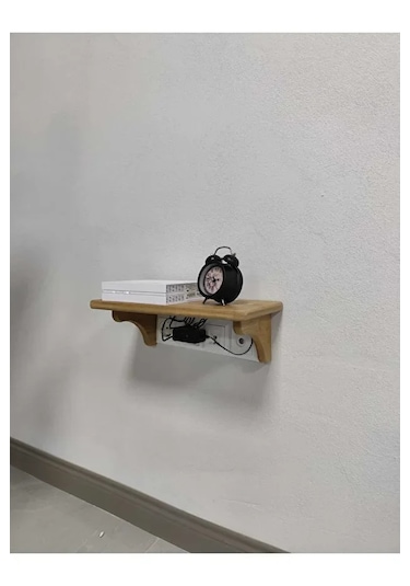 Dekoratif Priz Üstü Raf, Tekli Modem Rafı