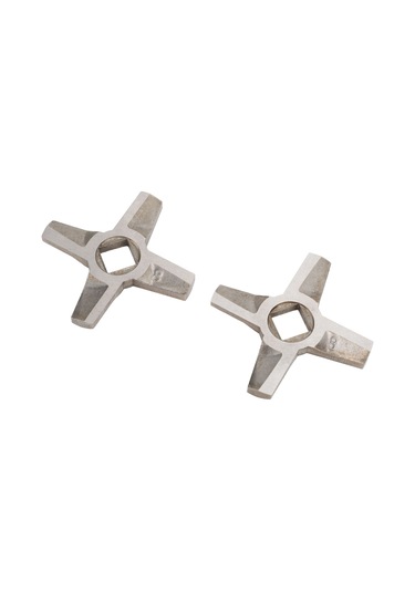 Folinda 2 Adet 8 Numara Inox Flattened Bıçak, Mincer Aksesuarı, Et Çıkarma Makinesi İçin Keskin Ve Dayanıklı Bıçaklar Diğer