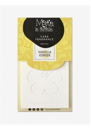 Marta La Farfalla Card Vanılla & Gırger – Vanilya & Zencefil Asma