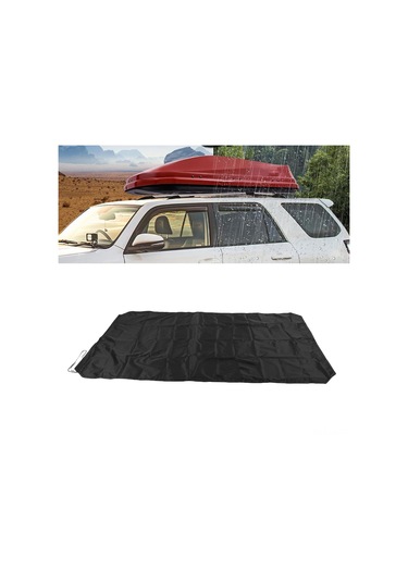 Vkemall Araba Tavan Bagaj Rafı Kapaklığı - 210d Gümüş Kaplama Oxford Kumaşı, Su Geçirmez, Rüzgar Koruyucu, Kolay Kurulum, 230x145cm