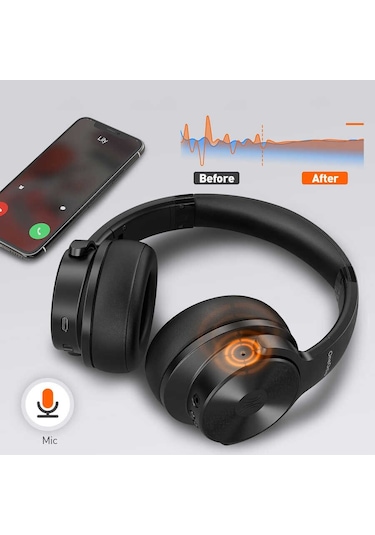 Zore Oneodio A30 Bluetooth Kulaklık-Siyah