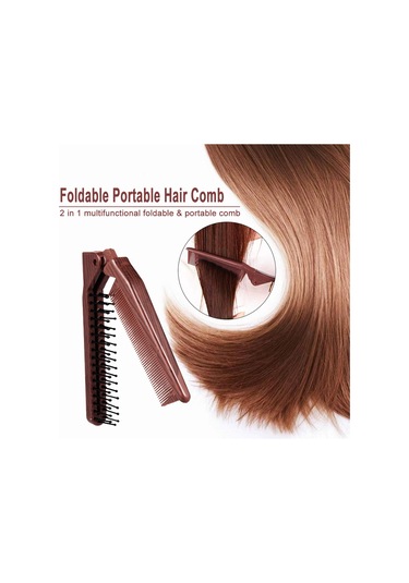 Lemestar Portatif Katlanabilir Saç Tarzı Combı: Isıya Dayanıklı Antistatik Abs+nilon, İnce-geniş Dişli, Saç Bakımı Ve Masaj Için