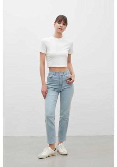 Manuka Bootcut Fıt Denim Pantolon Açık Mavi