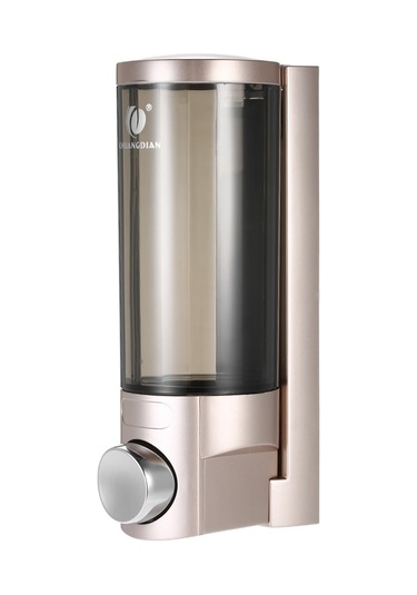 Yifomall 300ml Duvar Tipi Sabunluk, Şampanya Altını Renk, Manuel Sıvı Sabun Dispanseri, Ev Ve Otel Kullanımı İçin Şampanya Altın