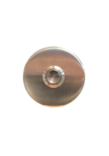 Zil Butonu Yuvarlak Gri