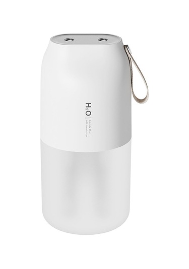 Ruicoo Beyaz İki Fırçalılı Usb Lıra Nemlendirici, Otomatik Kapanma Ve Gece Lambası, Araç/ofis/ev Kullanıma Uygun Sessiz Buhar Üreteci