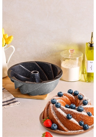 Cake Pro Döküm Rüzgar Gülü Silver Kek Kalıbı Gümüş