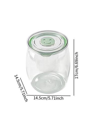 Suntek Hava Geçirmez Gıda Kavanozu Taşınabilir Şeffaf Temizlemek