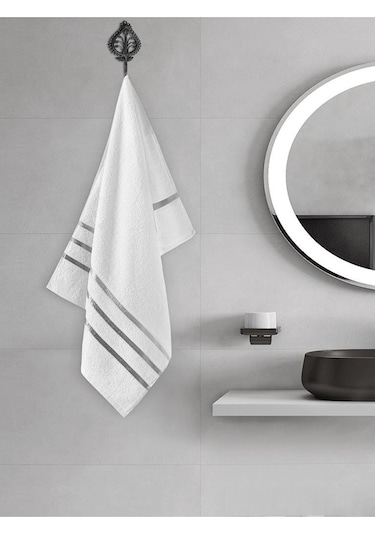 Banyo Havlu Seti 4 Lü Bale Beyaz