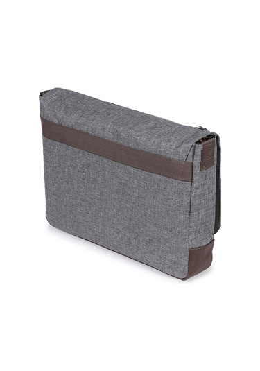 Strong 15.6 Inch Laptop Bölmeli Omuz Askılı Postacı Çantası Kft03 Gri