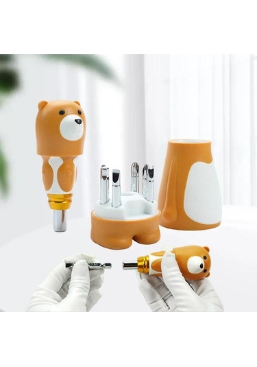 Trendooze Homyl Çocuk Tornavida Bit Seti - Renkli, Çoklu Uygulamalı