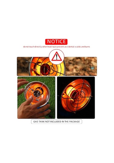 Ebitda Dijital Çakmaklı Isıtıcı, Taşınabilir Paslanmaz Ç, Açık Hava İçin Gümüş