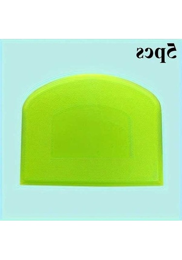 Trendooze Gaojunshop01 Yeşil 5li Kek Spatulası - Pratik Temizlenme Yeşil