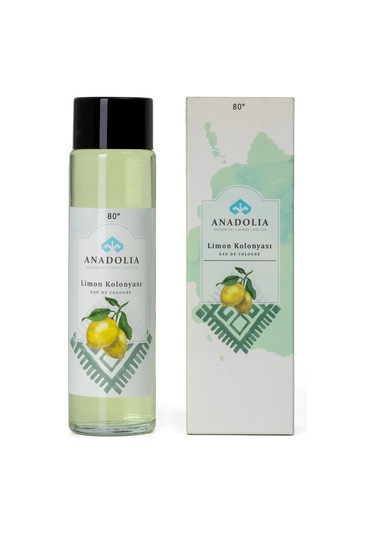 Anadolia Limon Kokulu 80 Cam Şişe Kolonya 180 ML