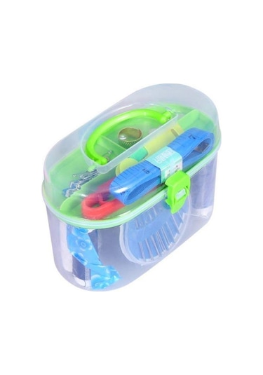 Bayanlar İçin Pratik Saklama Kutulu Mini Dikiş Nakış Seti