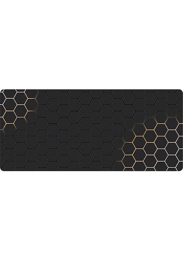 Cbtx 300x700x3mm Petek Desenli Büyük Mouse Pad Kaymaz Kauçuk Masaüstü Mat - Stil 5
