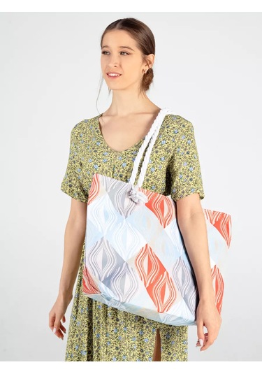 Velton Yaz Şezlong Çantası Seyahat İçin Omuz Askılı 225013158 Açık Mavi